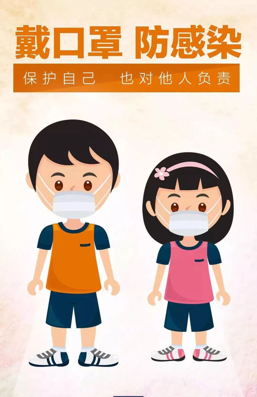 湘潭市妇幼提醒:正确佩戴口罩,应该这样做!